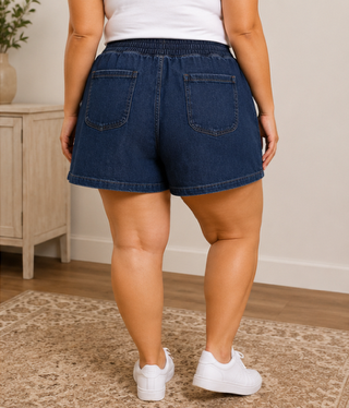 DENIM SKORT SHORTS