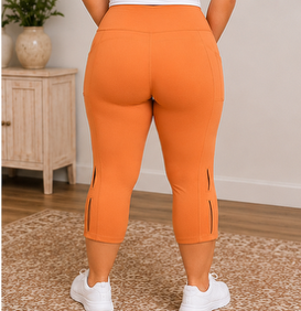 Golden Apricot Active Capris