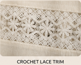 Lace Trim Midi Skirt