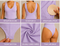 Lavender Fog Body Suit Tank