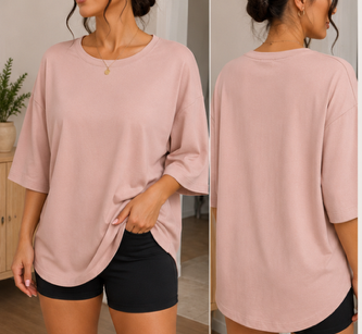 Pale Mauve Tee
