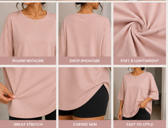 Pale Mauve Tee