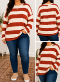 Cozy Candy Stripe PullOver
