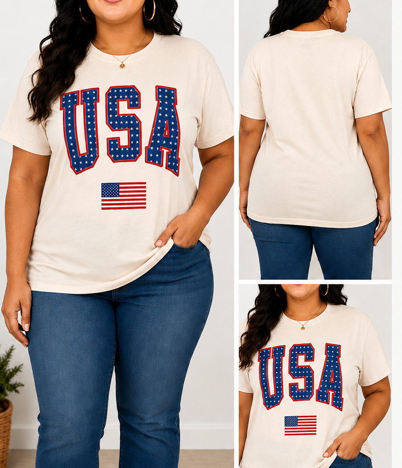 All American USA Graphic Tee